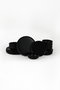 Hermia Set de cena de cerámica de 18 piezas - Negro
